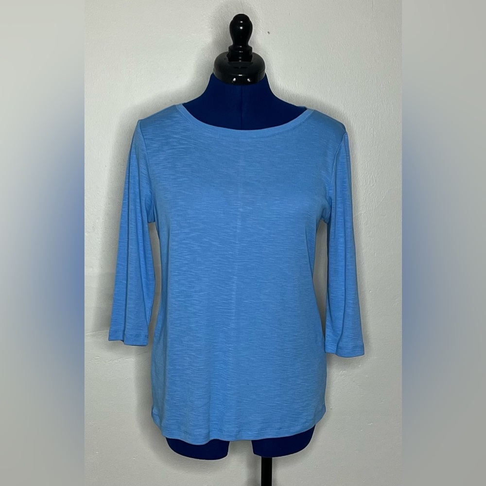 Nic + Zoe 3/4 length sleeve cotton top